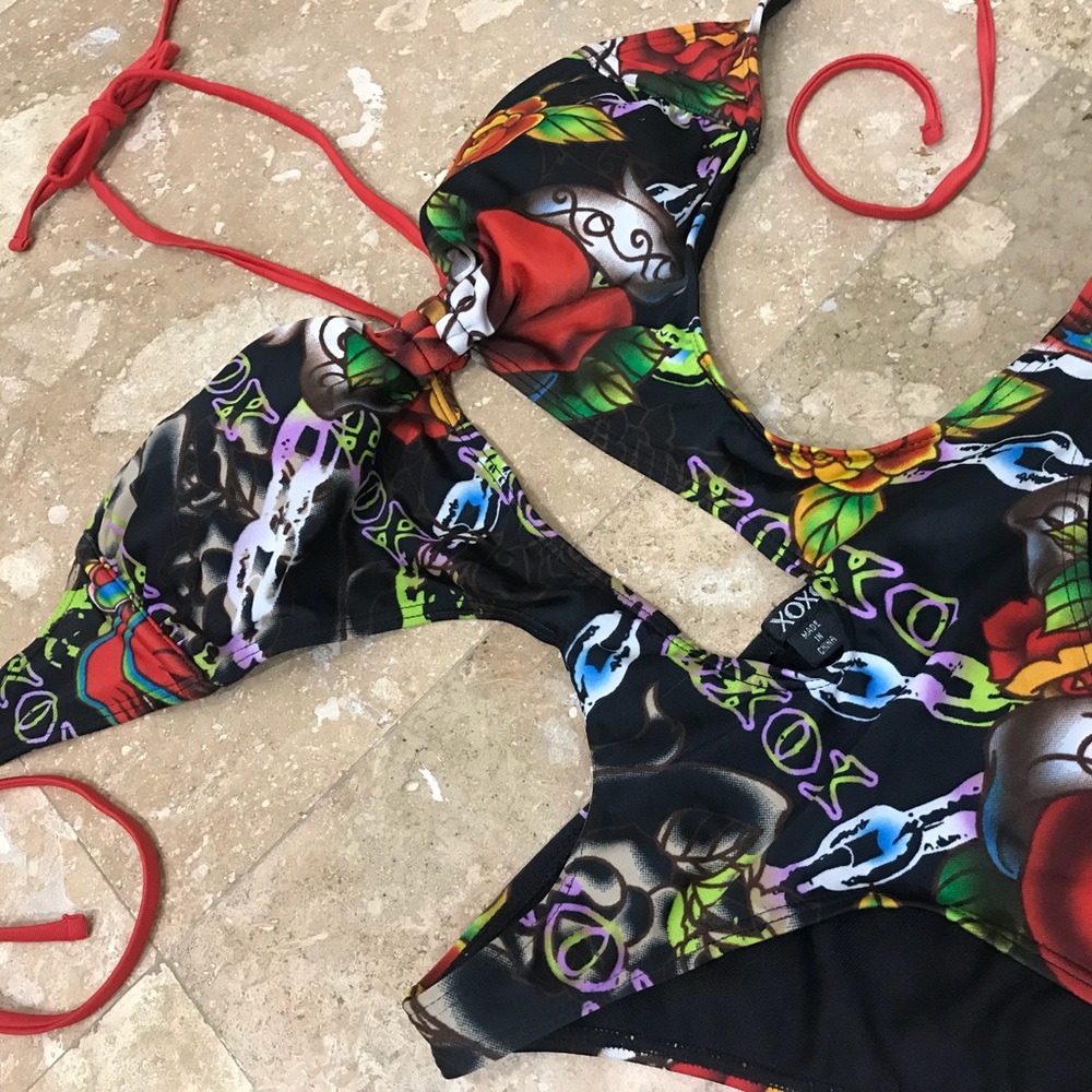 Sexy Red Rose 🌹 One Piece Swimsuit